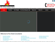 Tablet Screenshot of firecheck.com.au